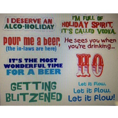 Holiday Drink Decals DCI Products