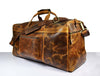 Rustic Leather Duffel Give Simple 