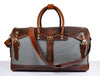 Canvas Leather Trim Duffel Give Simple 