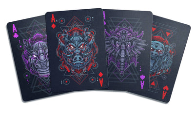 MECHA BEASTS PLAYING CARDS Give Simple