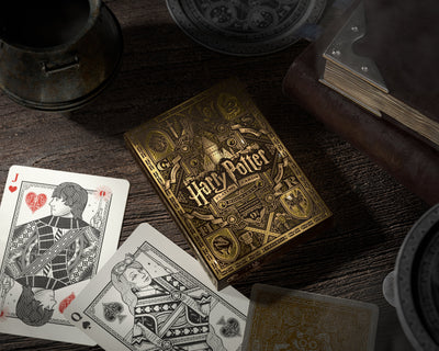 Harry Potter Yellow Hufflepuff Playing Cards Give Simple
