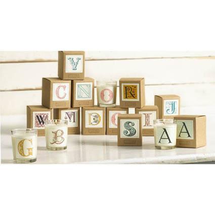 Monogram Votive Candles Illume