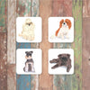 Pooches Coasters (Set of 4) Magpie