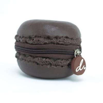 Scented Macaron Coin Purse - Chocolate Sarut Group Chocolate