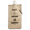 Eat Drink Be Merry Wine Tote Give Simple 