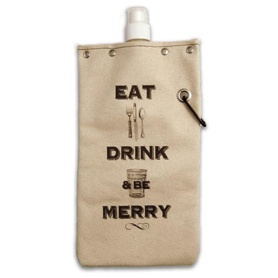 Eat Drink Be Merry Wine Tote Give Simple