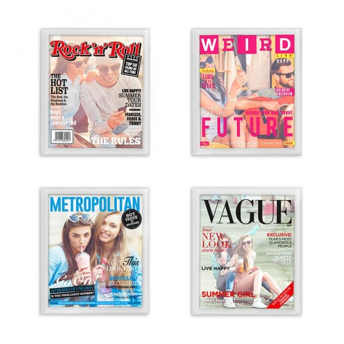 Cover Girl Coasters (Set of 4) Just Mustard