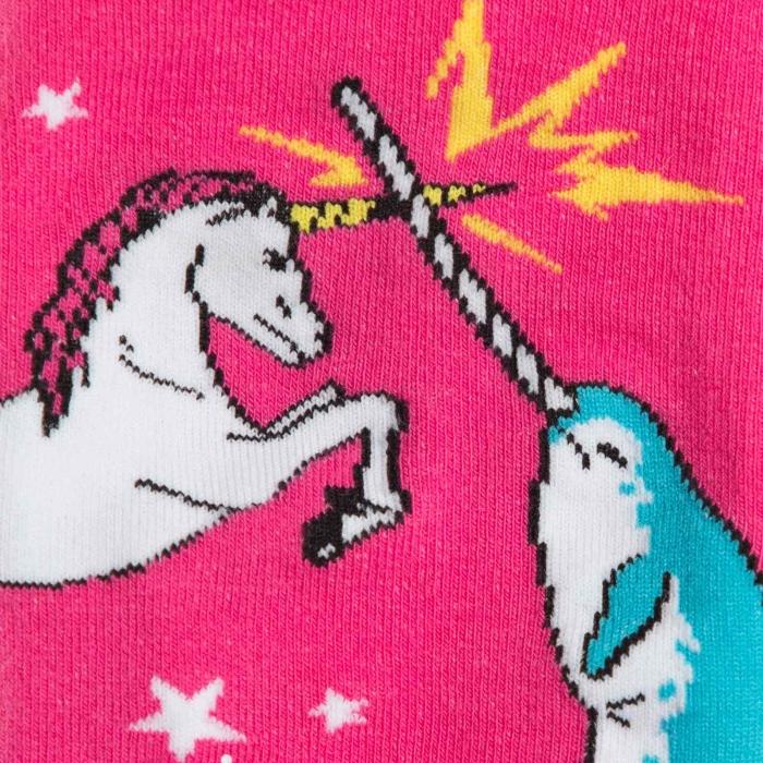 Unicorn vs Narwhal Knee Socks Sock it to me