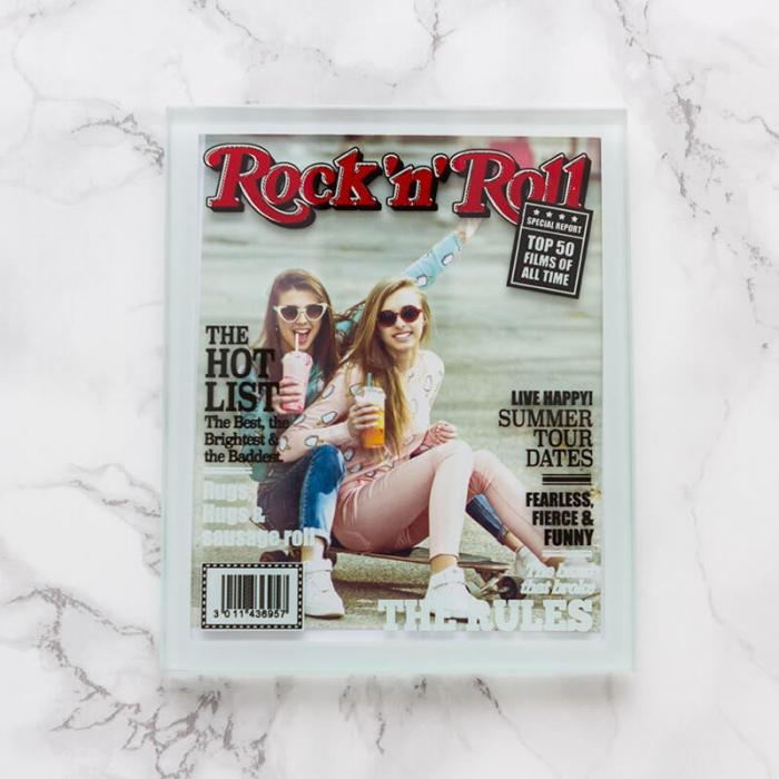 Cover Girl Coasters (Set of 4) Just Mustard