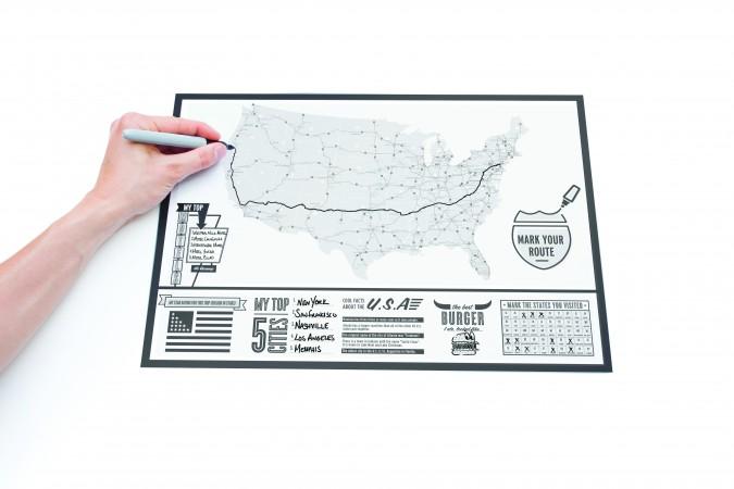 Travel Scratch Map of America - Give Simple