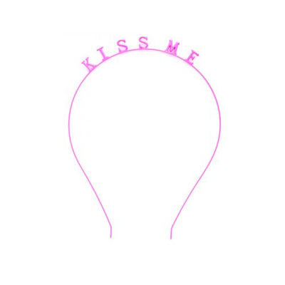 Kiss Me Party Headband ban.do