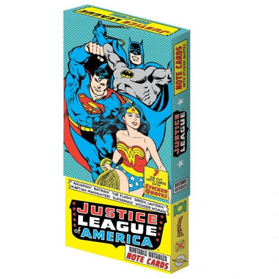 Justice League of Ameria Note and Sticker Set Gent Supply Co.