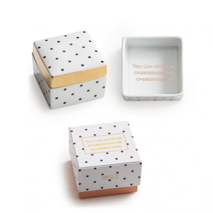 You Can Never Be Porcelain Box Rosanna