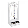 White Jewelry Rack Give Simple 