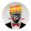 Gorilla Party Animal Plate Just Mustard