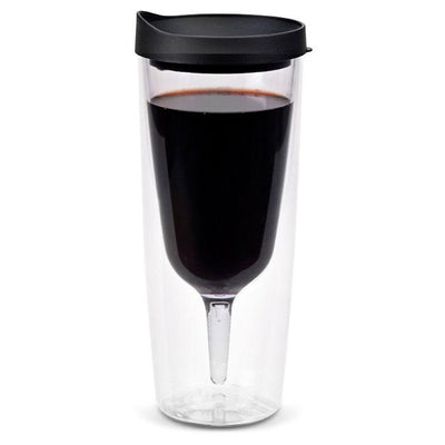 The Large Wine Sippy Cup Vino2Go Black Noir