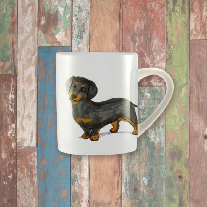 Dachshund White Mug Magpie