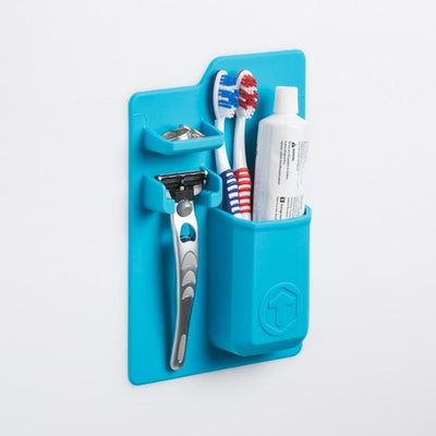 Silicone Bathroom Caddy Give Simple Blue