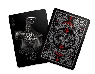 Warriors of Asia Waterproof Playing Cards Give Simple