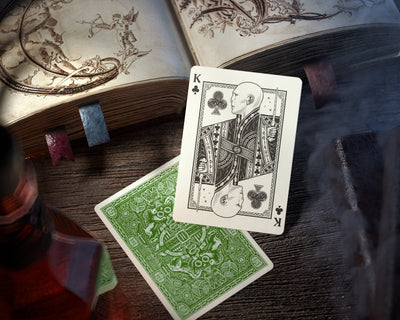 Harry Potter Green Slytherin Playing Cards Give Simple