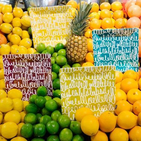 Squiggle Square Plates Working Class Studio