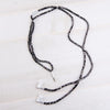 Black Crystal Rock It Earbud Necklace tech candy