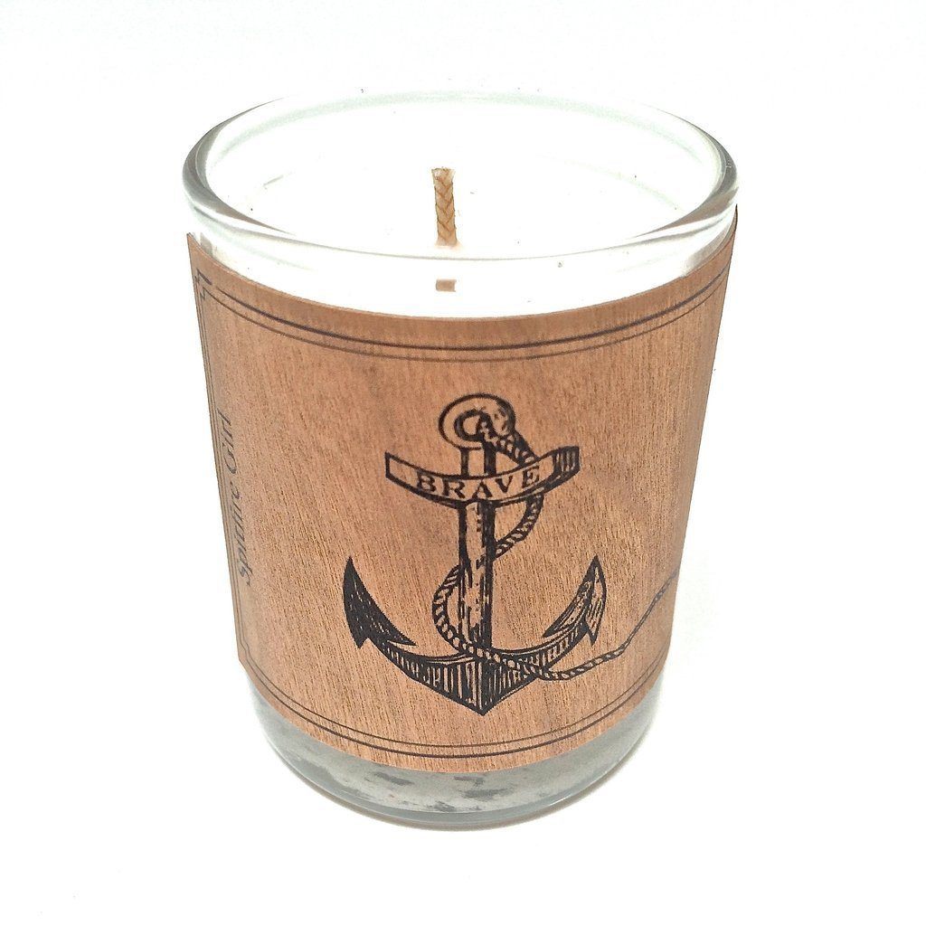 Anchor Votive Candle - Vanilla Bourbon Scent Give Simple