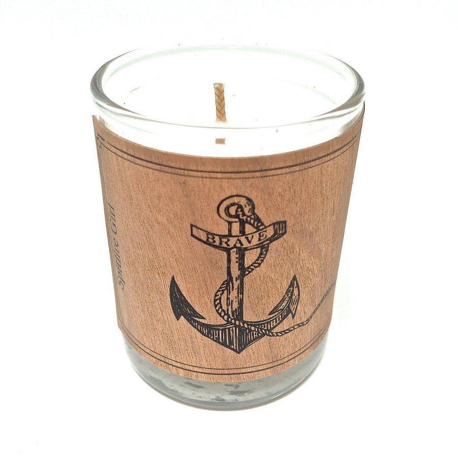Anchor Votive Candle - Vanilla Bourbon Scent Give Simple 