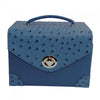 Ostrich Jewelry Carrying Case - French Blue Rowallan of Scotland