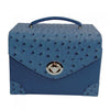 Ostrich Jewelry Carrying Case - French Blue Rowallan of Scotland 