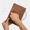 Reusable Leather Notebook Give Simple