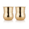 Brass Hammered Shot Glass (Set of 2) Give Simple