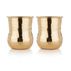 Brass Hammered Shot Glass (Set of 2) Give Simple 