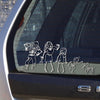 Zombie Family Car Stickers Gamago