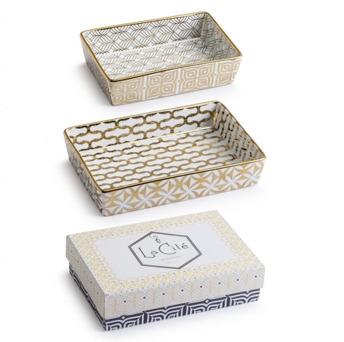 Glam Nesting Trays (Set of 2) Rosanna 