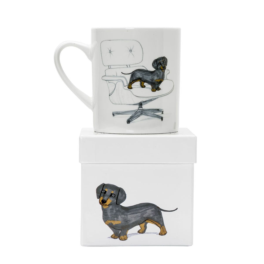 Dachshund White Mug Magpie 