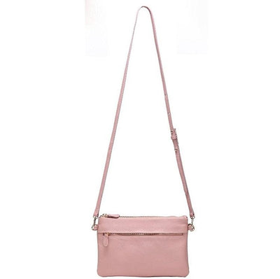 Double Crossbody Mighty Purse - Blush Handbag butler