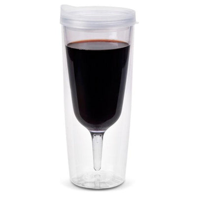 The Large Wine Sippy Cup Vino2Go Clear White