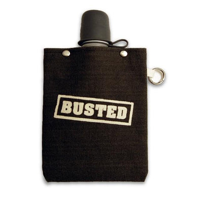 Busted Canvas Flask tote+able