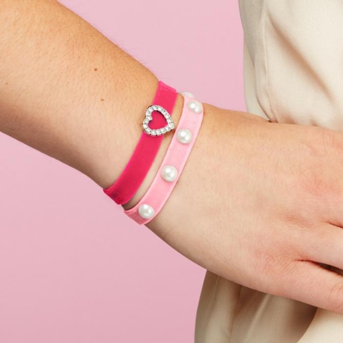 Sweetheart Hair Ties (Set of 3) Two's Company