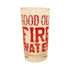 Fire Water Bar Glasses Give Simple
