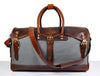 Canvas Leather Trim Duffel Give Simple