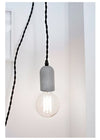 Concrete Pendant Lamp Kikkerland Design