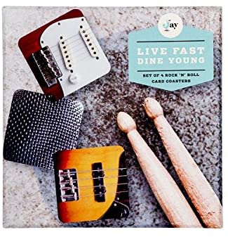 Rock and Roll Coaster Set (Set of 4) Give Simple