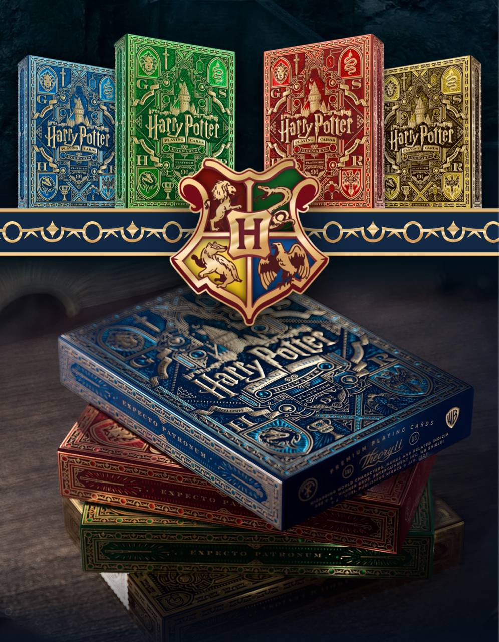 Harry Potter Red Gryffindor Playing Cards Give Simple