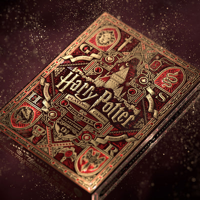 Harry Potter Red Gryffindor Playing Cards Give Simple